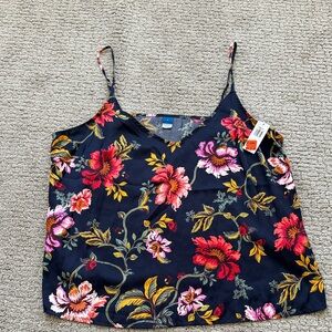 Old Navy Floral Camisole in Navy and Pink